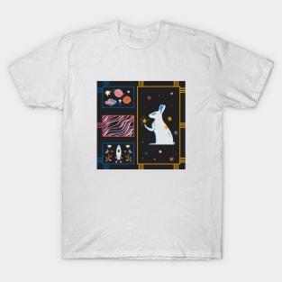 Bunny in space T-Shirt